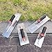 WYXDSDEV Drywall Flat Trowel 4pcs Set, Carbon Steel Finishing Masonry Trowel Set, Soft Handle, Plastering Trowel for Sheetrock Wallboard Plasterboard