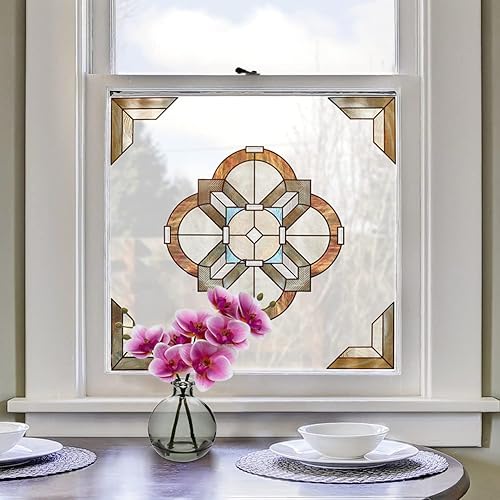 Miniatura 6 de Pink Orchids - Arreglo de orquídeas artificiales con jarrón de cristal negro, juego de 2 flores de orquídea Phalaenopsis de tacto real para mesa de