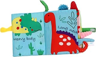 Toyvian 1Pc Livro De Pano De Cauda Infantil Brinquedo Infantil Livro De Brinquedos De Poliéster Livro De Pano Premium Livro De Educação Livro De Brinquedos Leve E Fino Livro De Brinquedos