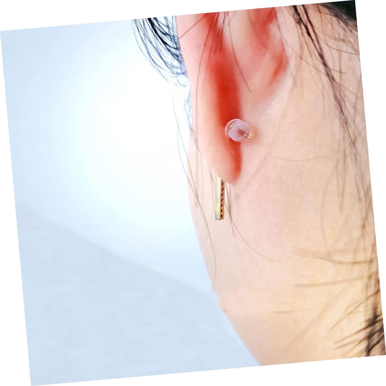 EXCEART 4 Scatole Di Fermagli Per Orecchini in Silicone Per Fermagli Per Orecchini Antiscivolo i Per Kit Per La Creazione Di Accessori Per