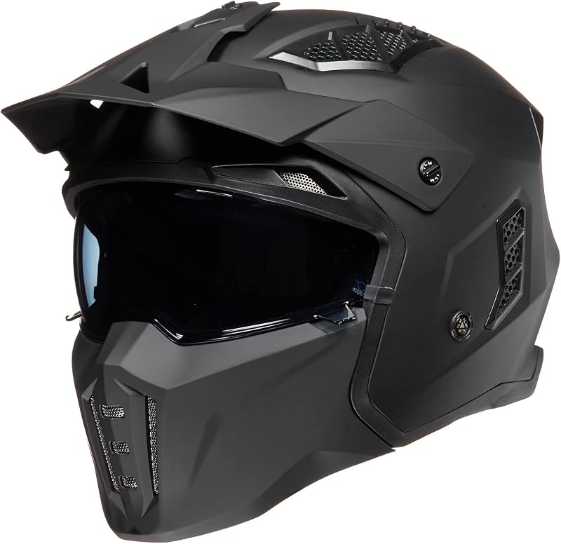 Open Face Motocicleta 3/4 Medio Casco Adulto Full Face Retro Casco Z302