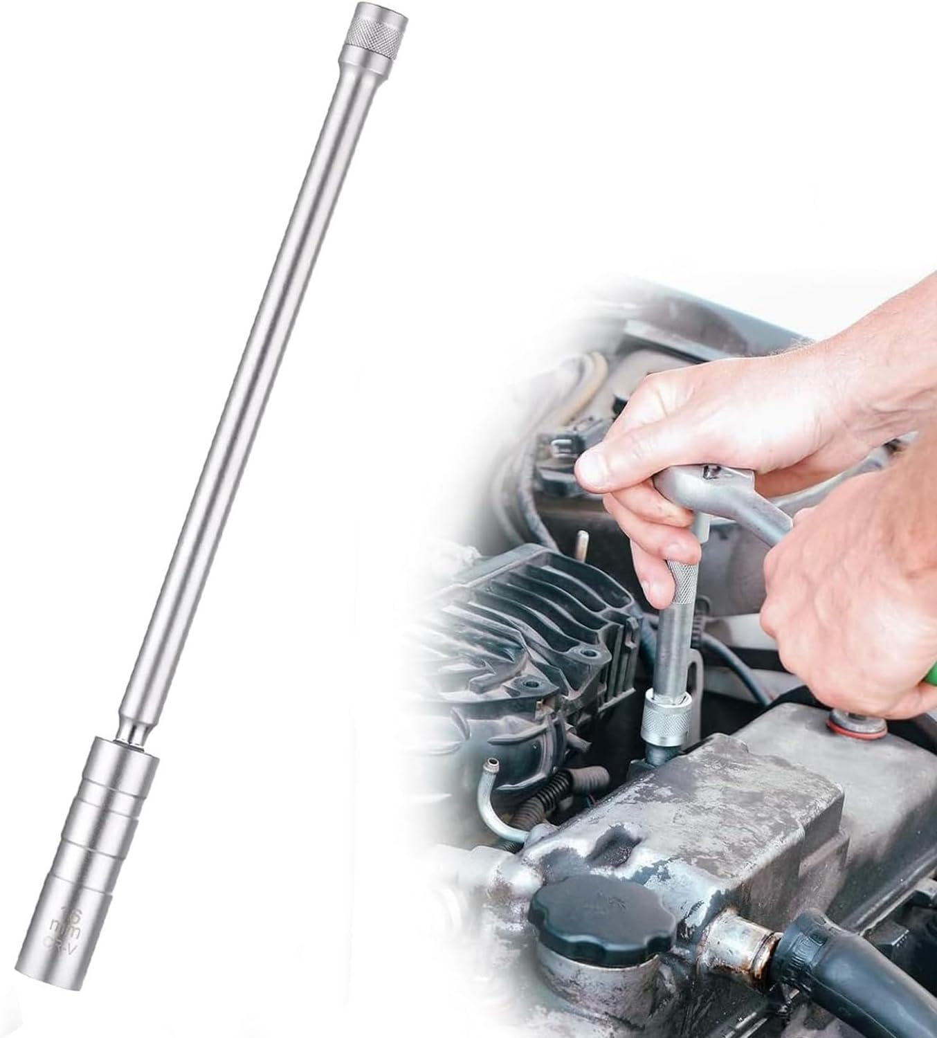 YREYBN 1Pcs Thin Wall Spark Plug Socket, Thin Wall Universal Joint ...