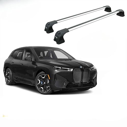 Roof Rack Cross Bars for BMW iX 2020–Up, Fix Point,