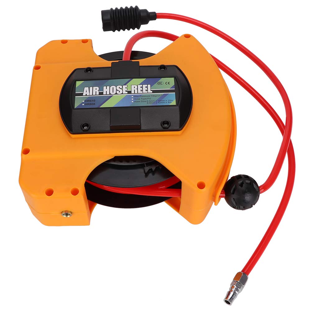 Air Compressor Hose Reel, Open Automatic Retractable 6.5mm X 32.8Feet