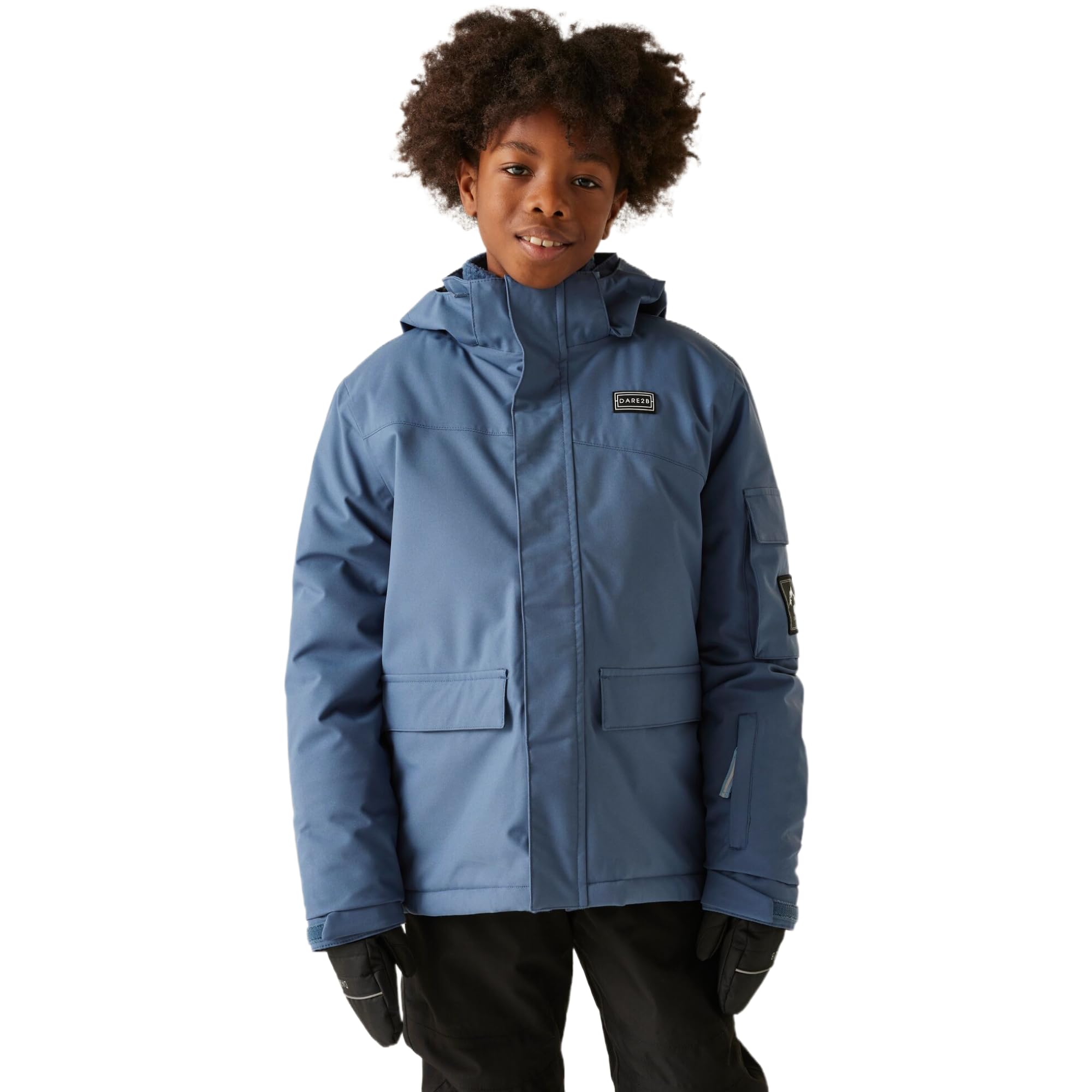 Dare2b Unisex Kids Shredder Ski Jacket, Blue Indigo, 14 Years EU