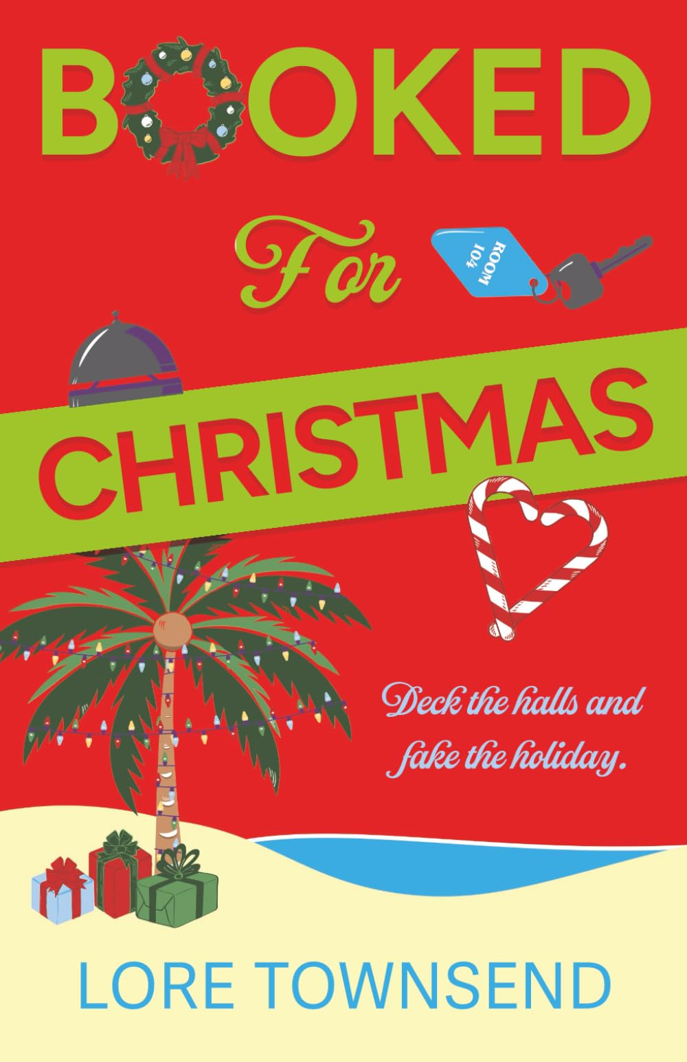 Booked for Christmas: A Forced Proximity Workplace Holiday Romance Novella