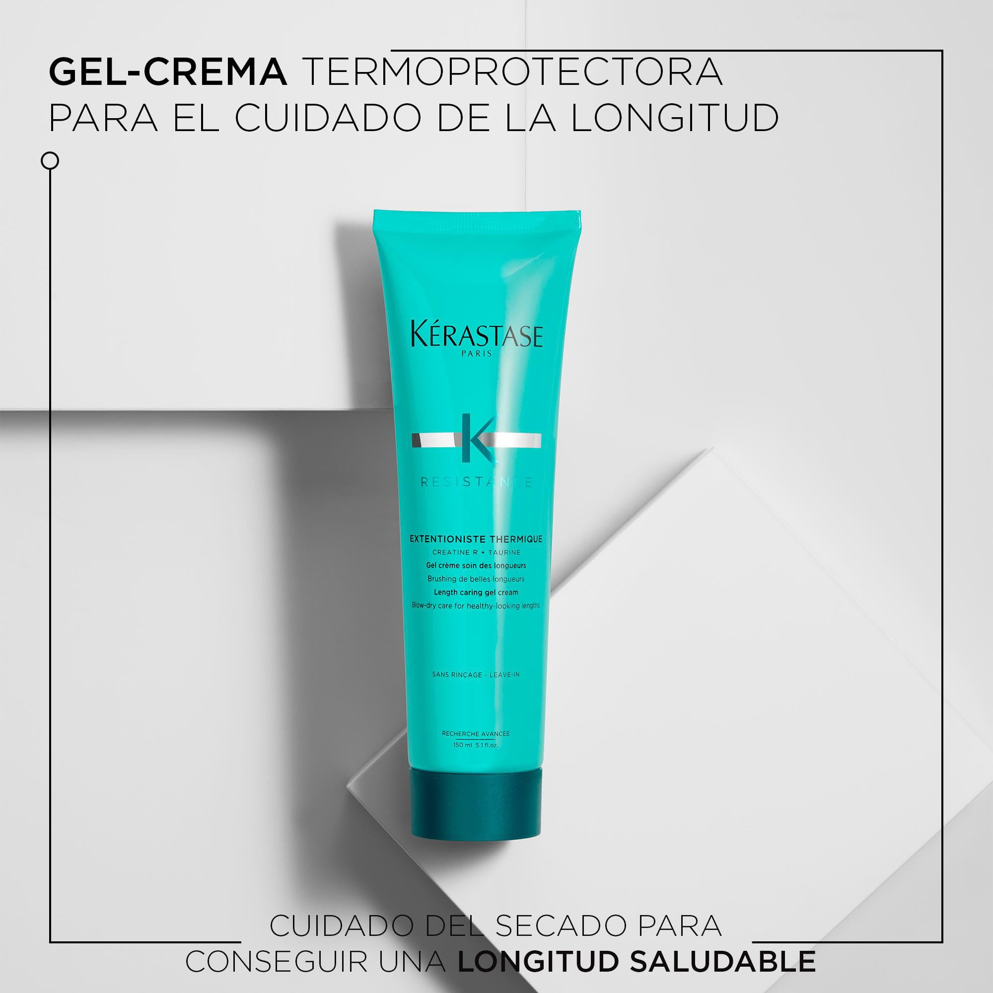 Kérastase Résistance Extentioniste, Protector Térmico Sin Aclarado, Protector del Calor, Para Pelo Largo Dañado, Extentioniste Thermique, 150 ml
