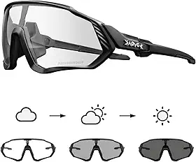 KAPVOE Óculos Fotocromáticos para Ciclismo Bicicleta Óculos de sol MTB Motocicleta Masculino Feminino