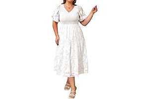 Elegant Bridal Shower Dresses for the Curvaceous Bride