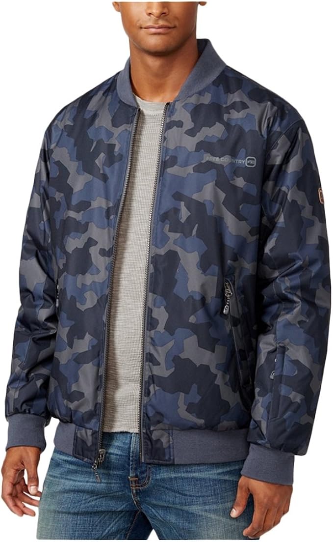 reversible camo bomber jacket