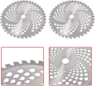 Replacement-Parts For 10" x 40T Carbide Tip Brush Blades 2 Pack Suitable For Cutter Trimmer Weed Eater Mod-W91R-513