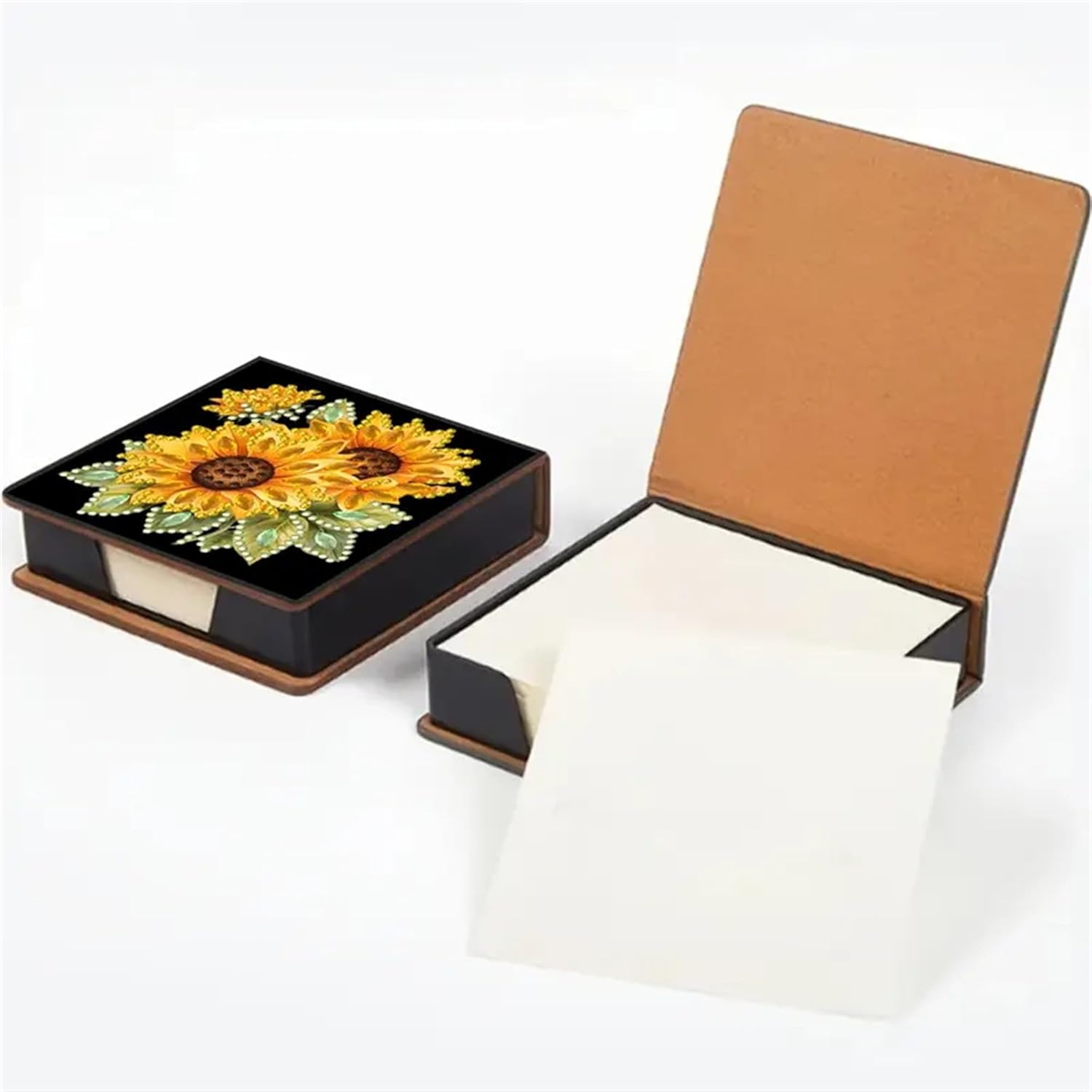 Diamond Painting Kit Note Box,Memo Paper Storage Box Diamond Art,Sticky Note Holder Diamonds Art,Diamonds Painting Memo Pad For Office Desk. (Sunflower) Diamond Painting Kit Note Box,Memo Paper Storage Box Diamond Art,Sticky Note Holder Diamonds Art,Diamonds Painting Memo Pad For Office Desk. (Sunflower)