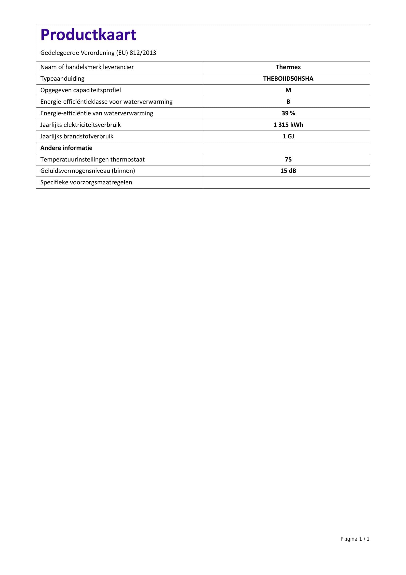 Thermex Zbiornik Ciepłej Wody, Czarny, 43 L
