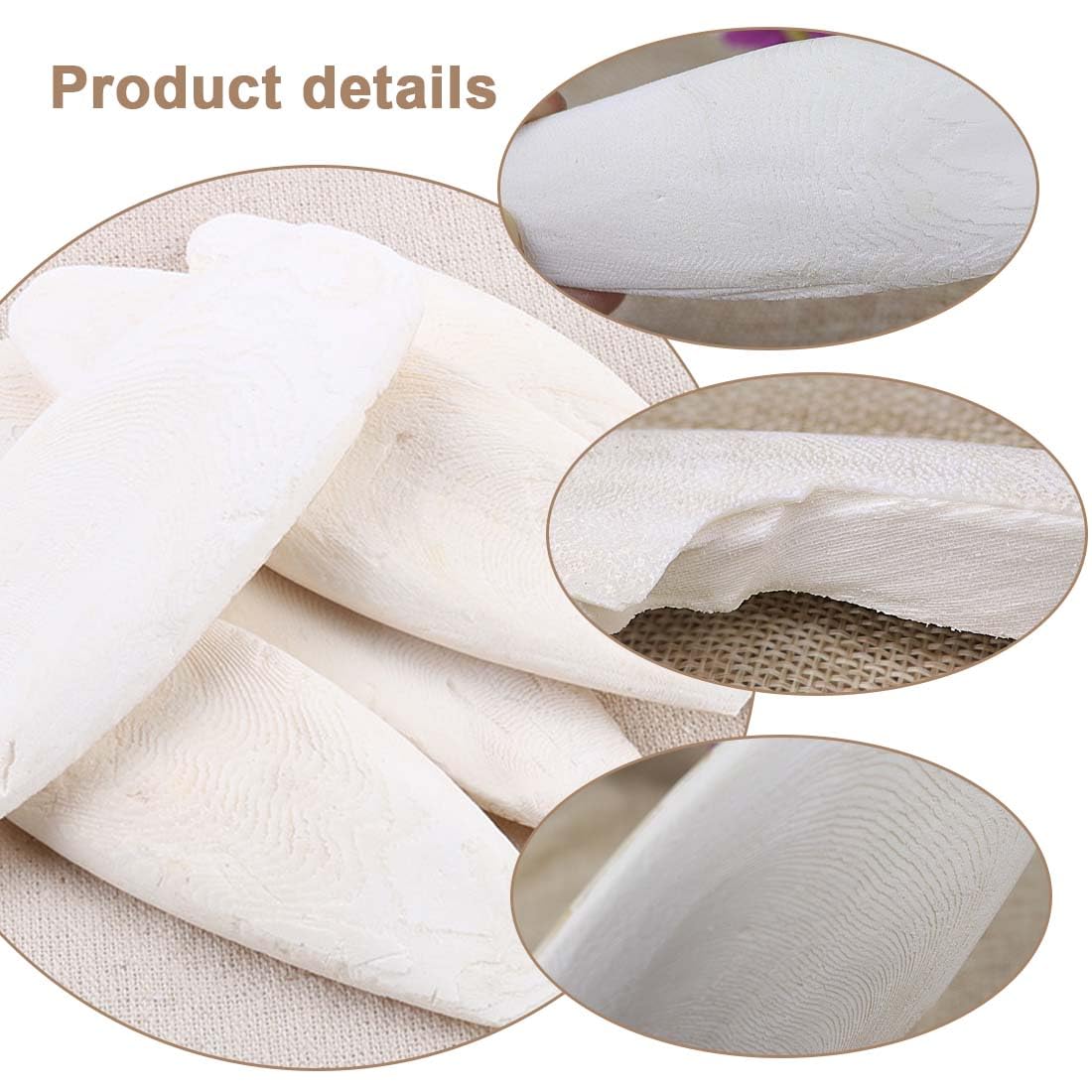 6 Pezzi Seppia Uccelli Masticare Giocattoli pappagalli Giocattolo da Masticare Seppia Ossa per Tartarughe, Uccelli, lumache, 11-13 cm