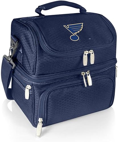 NHL St Louis Blues Pranzo - Lonchera aislada con juego de picnic - Bolsa térmica para el almuerzo