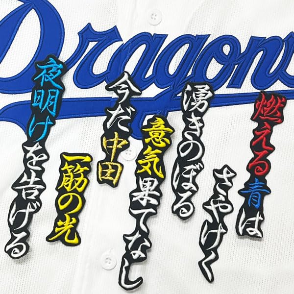 美品 中日ドラゴンズ ファンクラブ限定 刺繍ワッペン貼り付けユニホーム中田翔 6 美品 中日ドラゴンズ ファンクラブ限定 刺繍ワッペン貼り付け