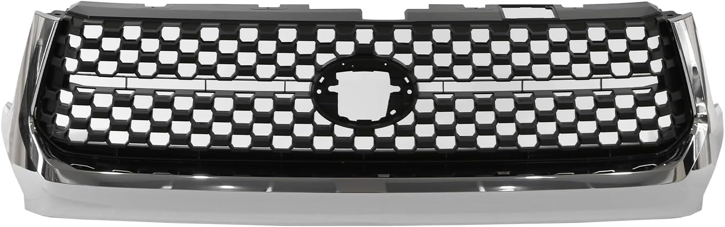 Chrome Front Bumper Grill Grille TRD Style Fit for Tundra 2014-2021