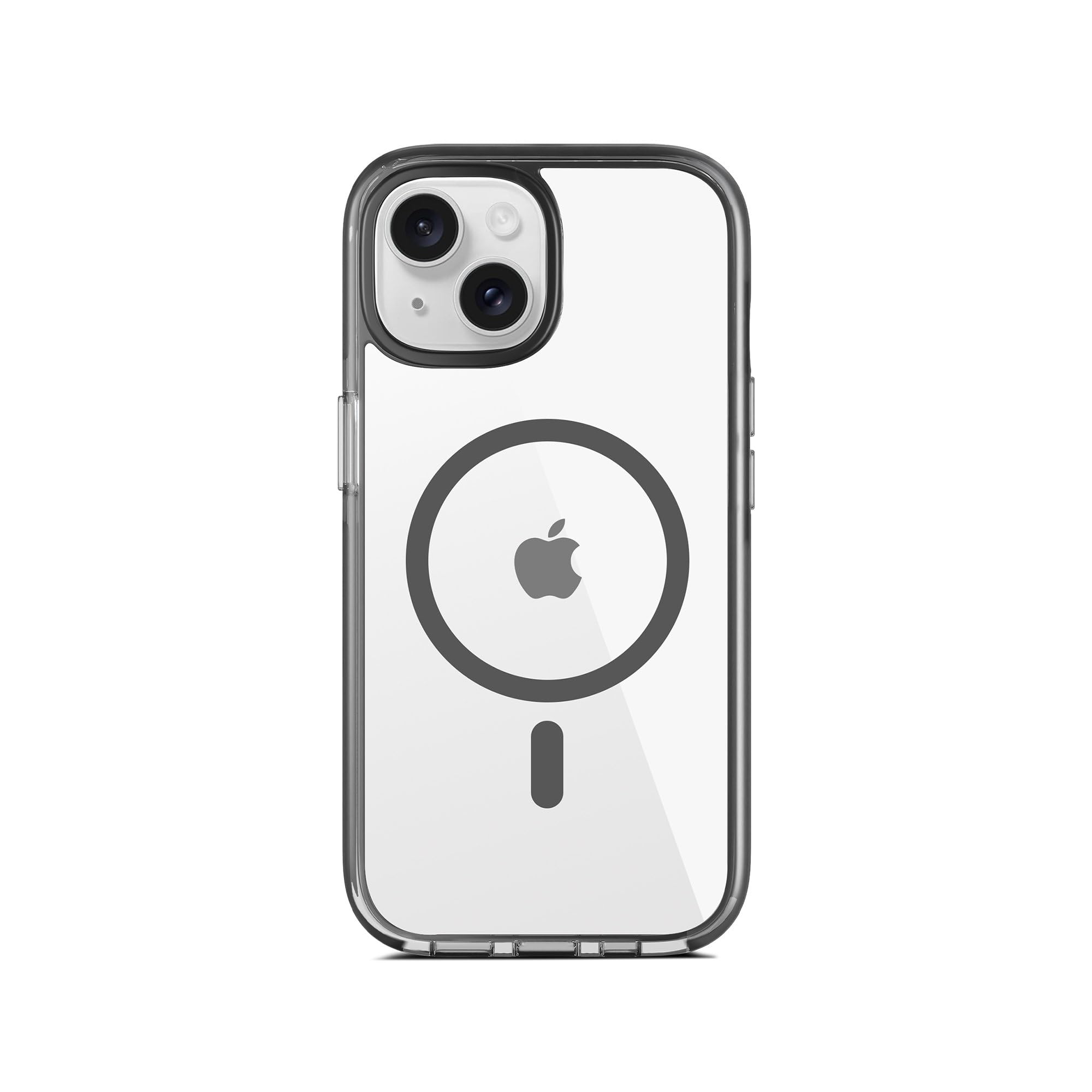 DailyObjects Stride 3.0 Clear Magnetic Protective Case Cover Compatible with iPhone 13 |Magsafe|Camera & Body Protection|Anti Shock,Scratch Resistant|Precise Cutouts Design|Wireless Charging-Clear-image-1