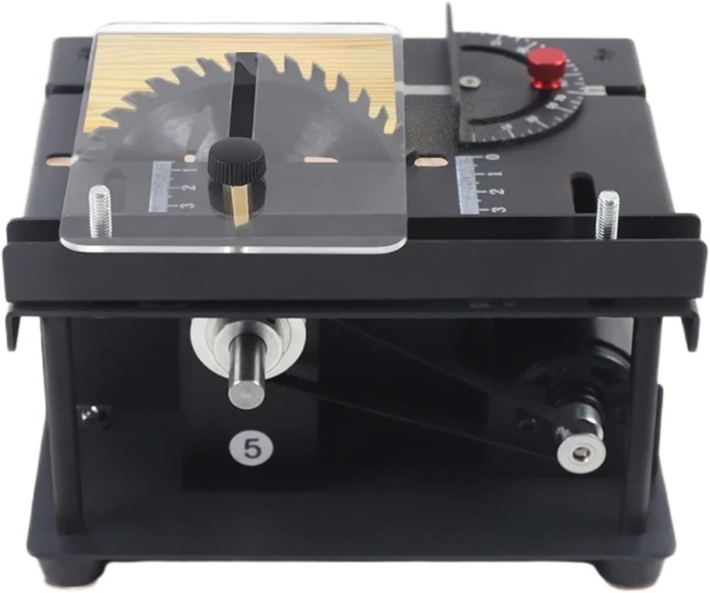 200W Mini Table Saw 0-90° Cutting Multi-Functional Cutting Bench for Cutting, Drilling, Grinding for Cutting Sanding