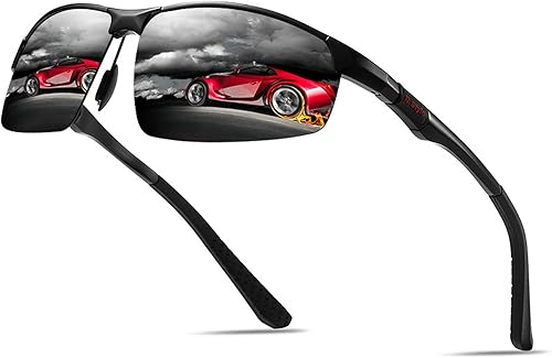 Gafas de sol polarizadas de montura completa para hombres y mujeres, gafas de lectura deportivas envolventes con protección UV