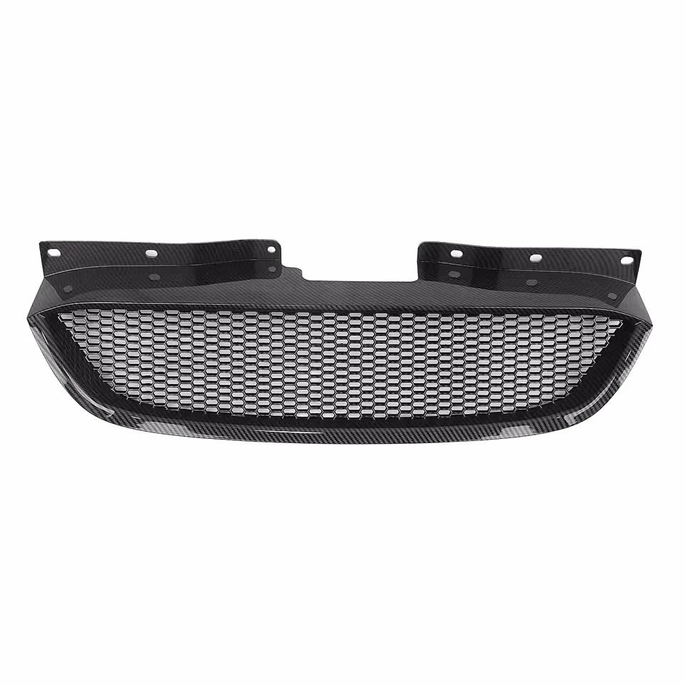 Calandre avant pour Genesis Coupe 2008-2012 look carbone style nid d'abeille