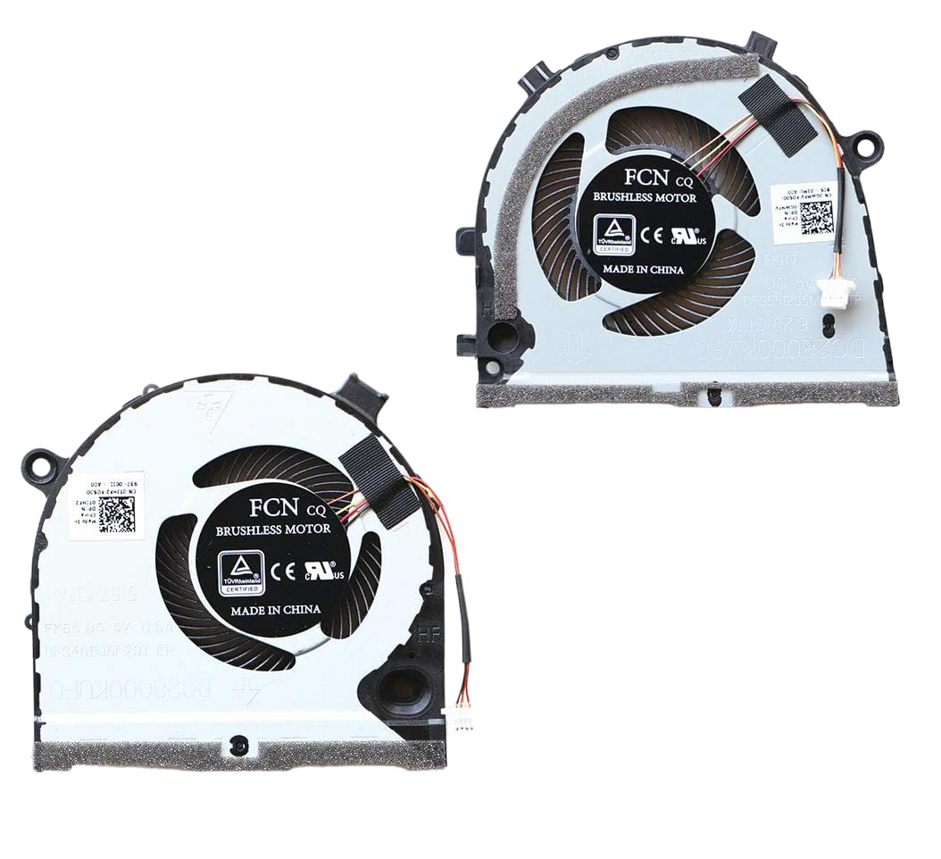 See full amazon price history chart for Sanj8 CPU & GPU Cooling Fan (Pair) for Dell G3 3579 / G3 3779 / G5 15-5587 Gaming Laptop P/N OTJHF2 / 0GWMFV 04 Pin 04 Wire Sanj8 CPU & GPU Cooling Fan (Pair) for Dell G3 3579 / G3 3779 / G5 15-5587 Gaming Laptop P/N OTJHF2 / 0GWMFV 04 Pin 04 Wire (B0CD2GY6WV) Amazon Price History, Amazon Price Tracker