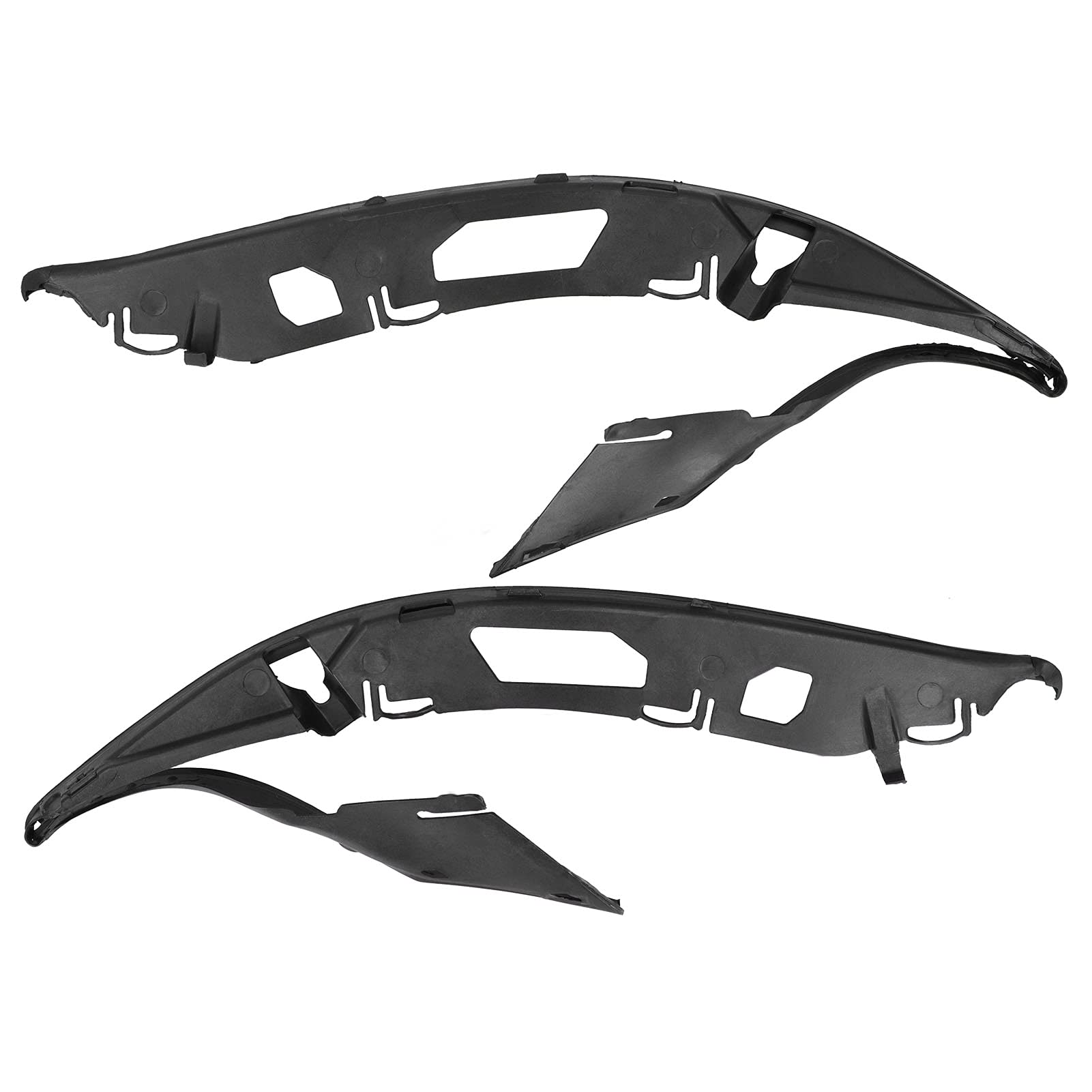 2 Stück Auto Front Scheinwerfer Dichtungen Paar Satz Links Und Rechts Scheinwerfer Dichtleisten Dichtung 63126934511 Kompatibel mit 525i 528i 530i 545i 550i E60,Schwarz