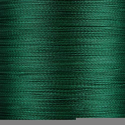 Asixx Linha de pesca, linha de pesca multifilamento PE trançada Superpower 4 fios cor verde pode red