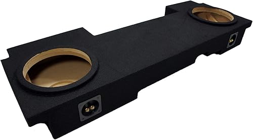 Miniatura 2 de American Sound Connection M2X10-AV-ECL-EE. UU. Compatible con Chevy Silverado 2001-06 HD Crew Truck Audio para automóvil, caja de subwoofer dual de