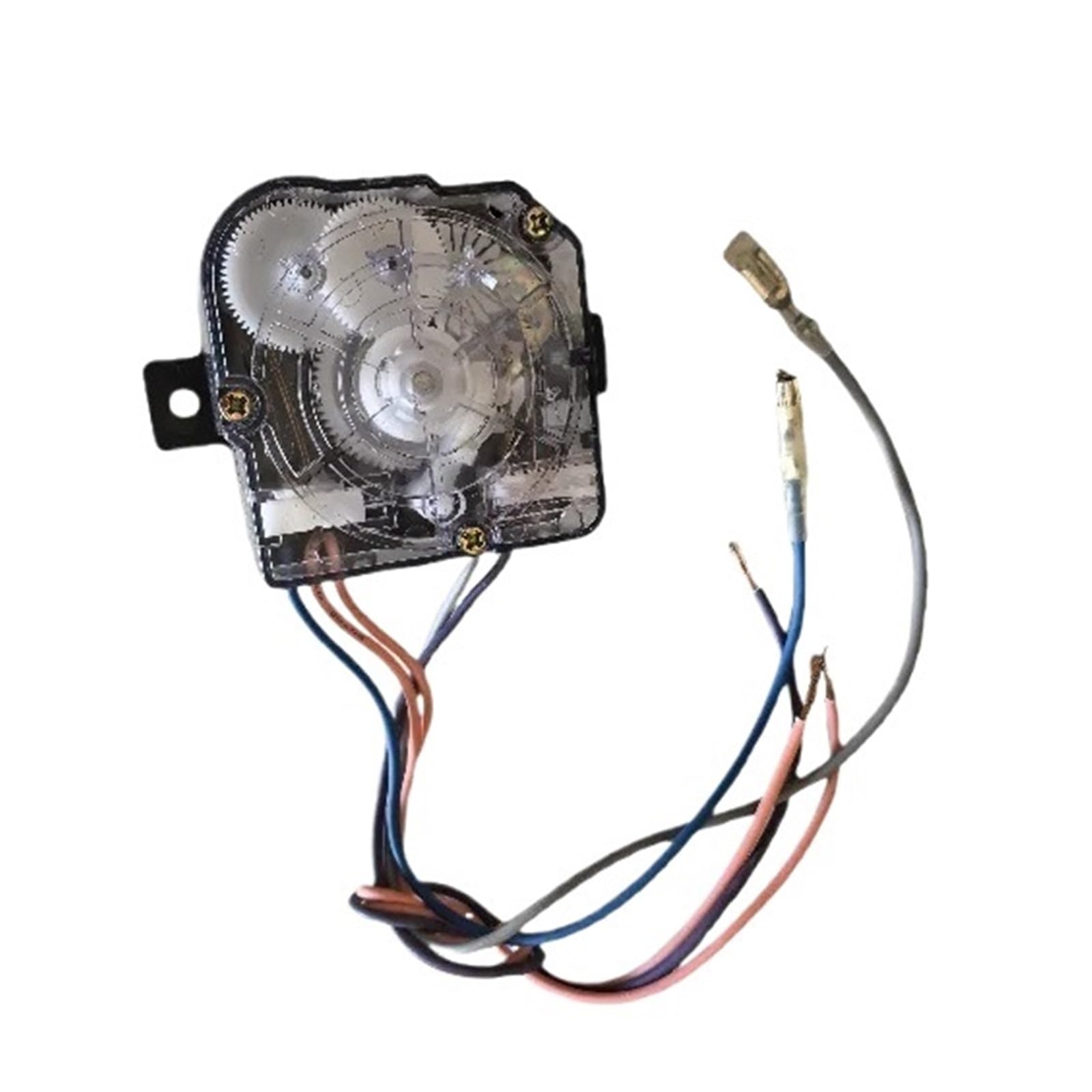 DXT-15 Temporizador de lavadora de 15 minutos con 5 cables y piezas de repuesto planas de doble oreja
