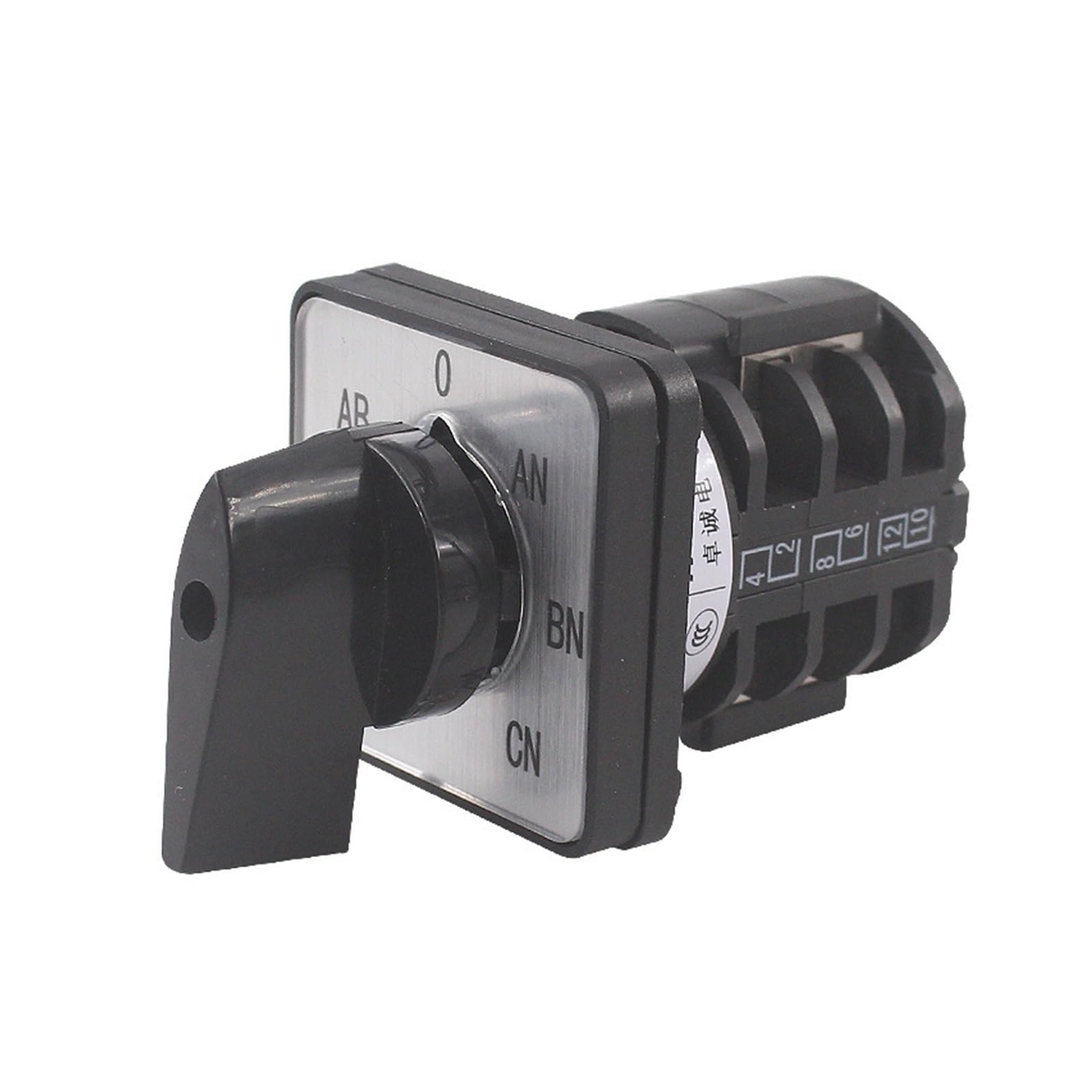 VSPPJYFG LW8-10YH5/3 Universal Transfer Cam Switch with Zero Line N-line Three-Phase Voltmeter Conversion Measurement Switching Control