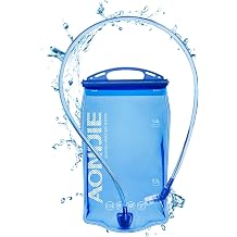 AONIJIE 1L/1.5L/2L/3L Hydration Water Bladder, Wide Opening Leak-Proof Water Reservoir