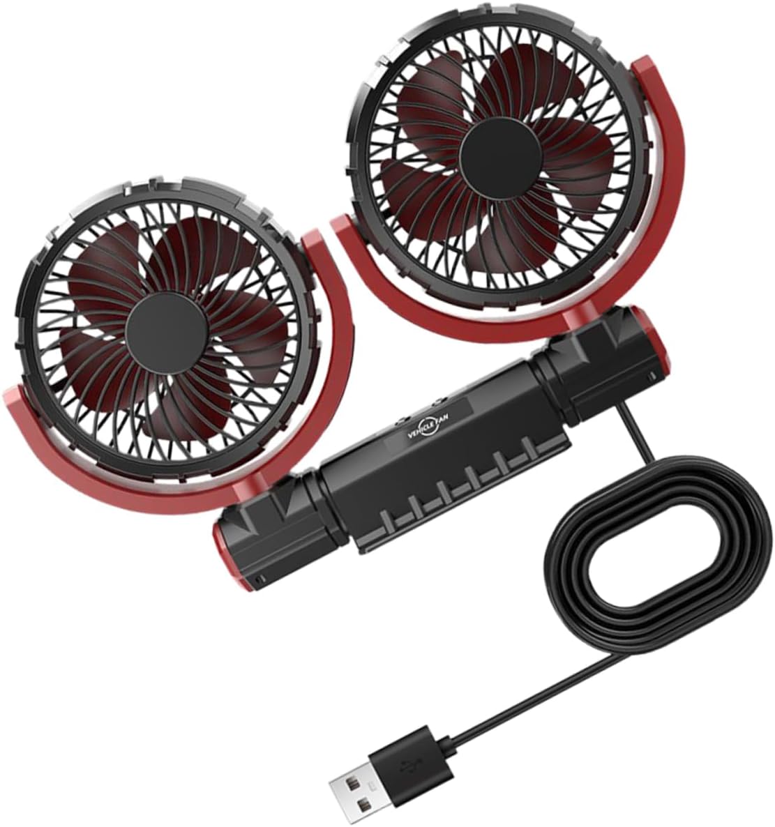 Mikikit Ventilador Eléctrico Para Coche Ventilador De Refrigeración Para Coche