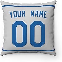 Vista 4 de Almohada personalizada con cualquier número de nombre, regalos personalizados para Los Ángeles