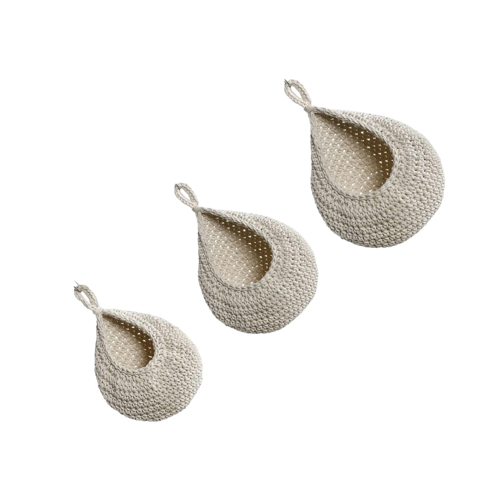 HENYGEN Multipurpose Hanging Basket for Fruits Eggs Items and Flowers Crafted From Sturdy Rope Construction Versatile Nonconformist Home Decor