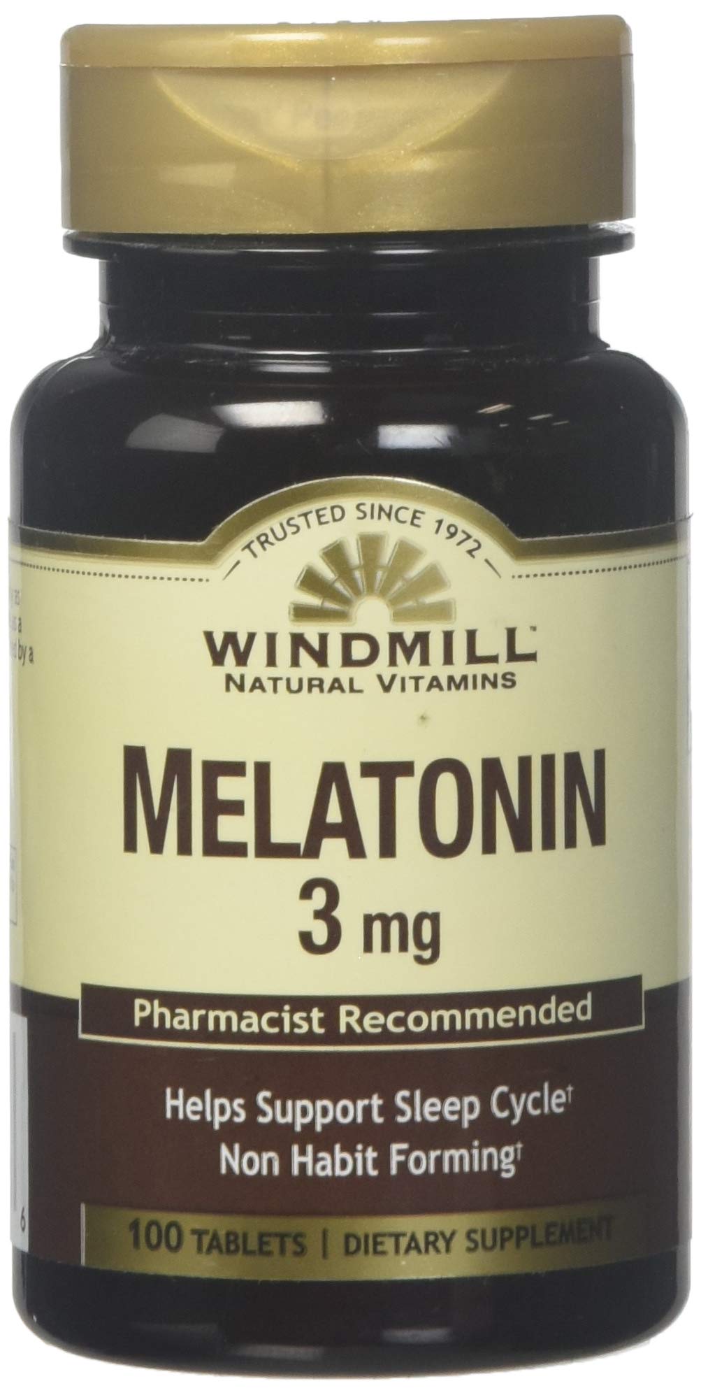 Windmill Melatonin-3 mg 100 tablets Expiry date 01/20