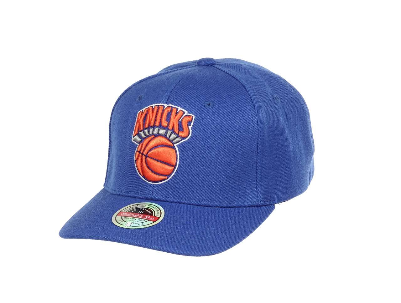 Mitchell & Ness Men's Blau New York Knicks Royal Nba Team Ground 2.0 Stretch Snapback Hwc Cap - One-Size