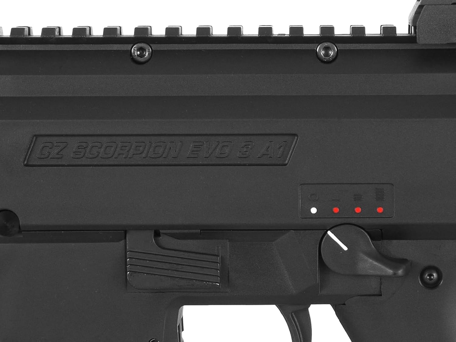 CZ Scorpion EVO 3 A1 AEG Airsoft Rifle - Empty Mag Detection, Adjustable Velocity, 4-Position Fire Selector