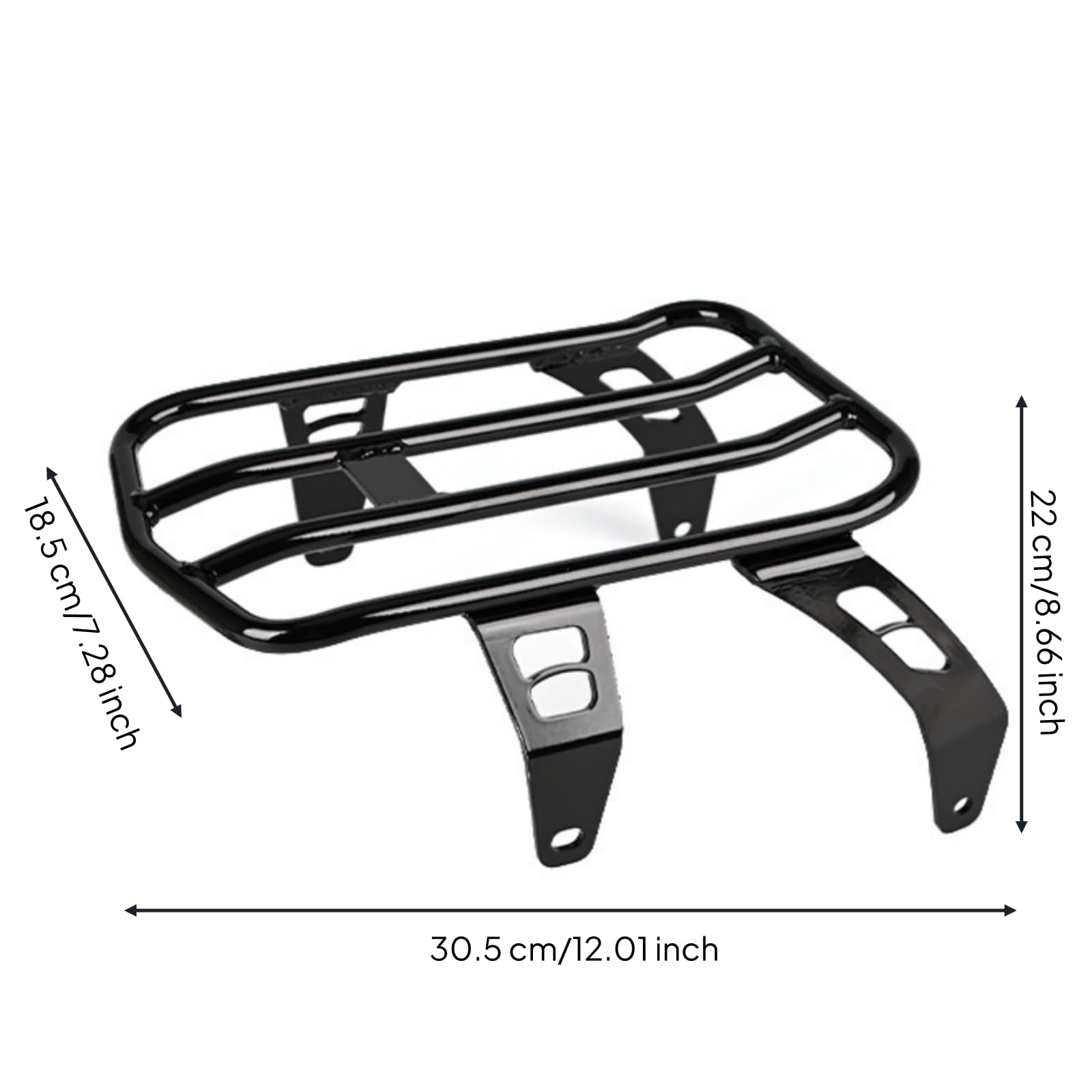 Portapacchi Posteriore a Struttura Cilindrica Portapacchi da Resistente Accessorio per ciclisti, Viaggi Brevi