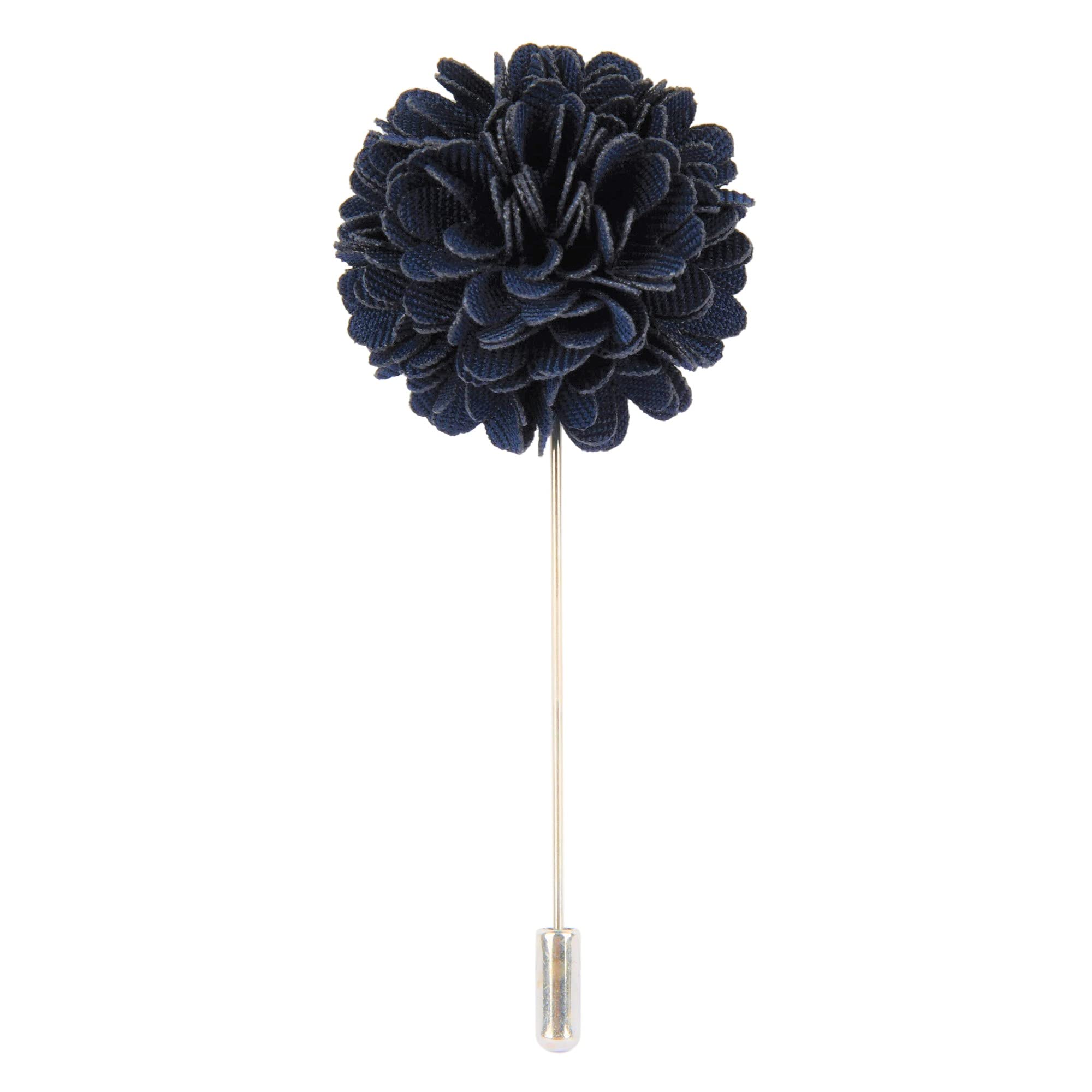 BowJoe Marigold Lapel Pin for Suit| Brooch for Men |Tuxedo Flower | Boutonniere | Navy (B09B21PH9W) Amazon Price History, Amazon Price Tracker