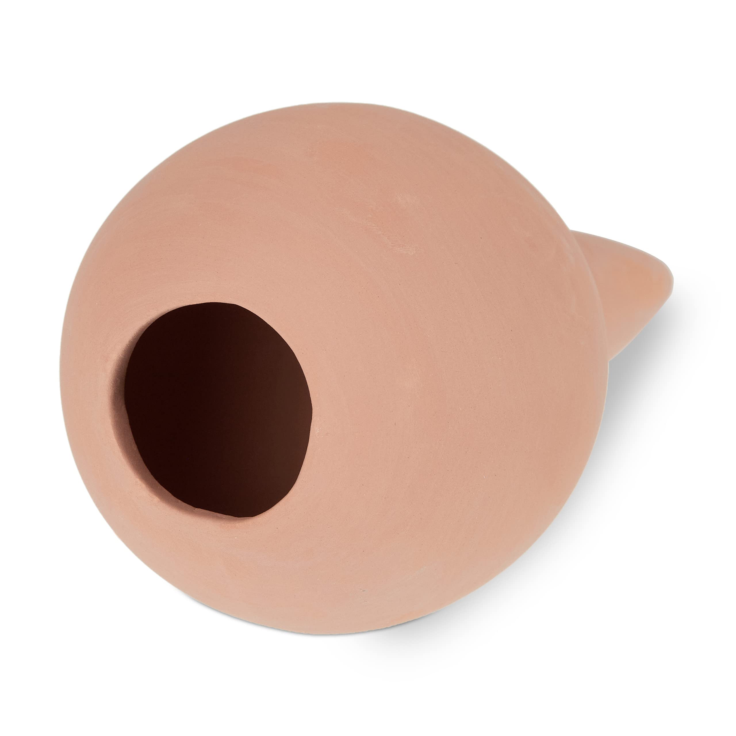 Relaxdays Set 4 Sfere da Irrigazione, Coni da 100 ml, HxD: 11,5 x 6 cm, Piante e Fiori da Interni e Esterni, Terracotta