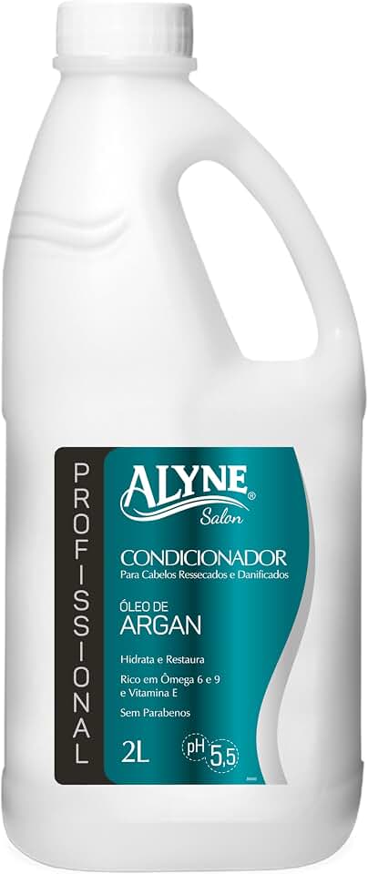 Alyne, Condicionador para cabelos, Óleo de Argan, 2 Litro, Azul