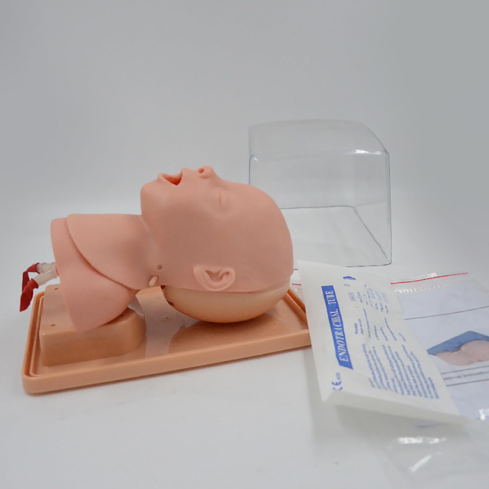 Manikin intubazione neonatale, Modello di addestramento intubazione tracheale pediatrico, simulatore Orale delle Vie aeree nasali