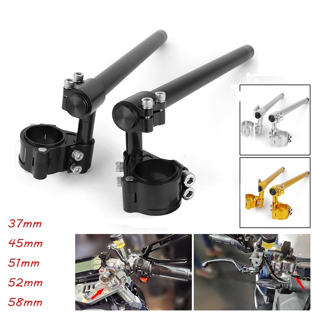 manubri moto alti manubri moto per naked Morsetto forcella manubrio manubrio regolabile per moto