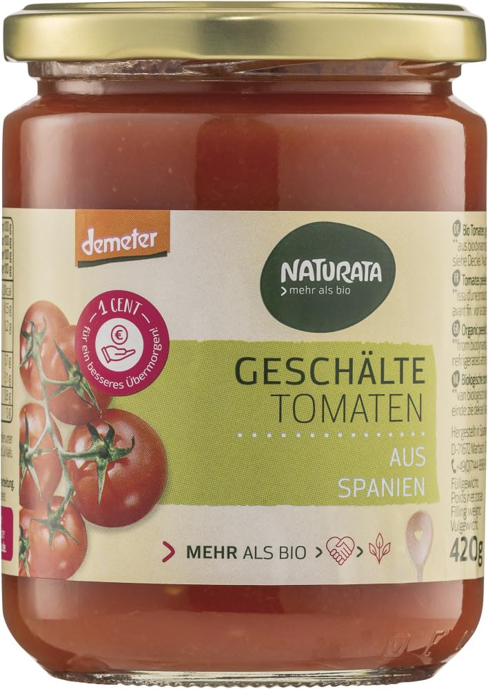 Geschälte Tomaten in Tomatensaft 12 x 420 g