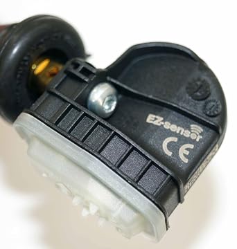 Schrader TPMS Solutions 33500 EZ-Sensor 314.9 MHz, 315 MHz, 433 MHz Programmable TPMS Sensor w/Fixed Angle Snap-in Valve. Must Be Programmed with Schrader Compatible Tool Before Installation (210)