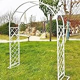 Dimensiones: el estante para plantas de jardín para exteriores mide 1,4 m de alto, 1,8 m, 2,2 m, 2,6 m, 3 m, 3,4 m de ancho, 2,3 m de ancho y 0,4 m de profundidad. También puedes decorarlo con globos, tul, flores, cortinas de cuentas u otros accesorios para que sea más llamativo.