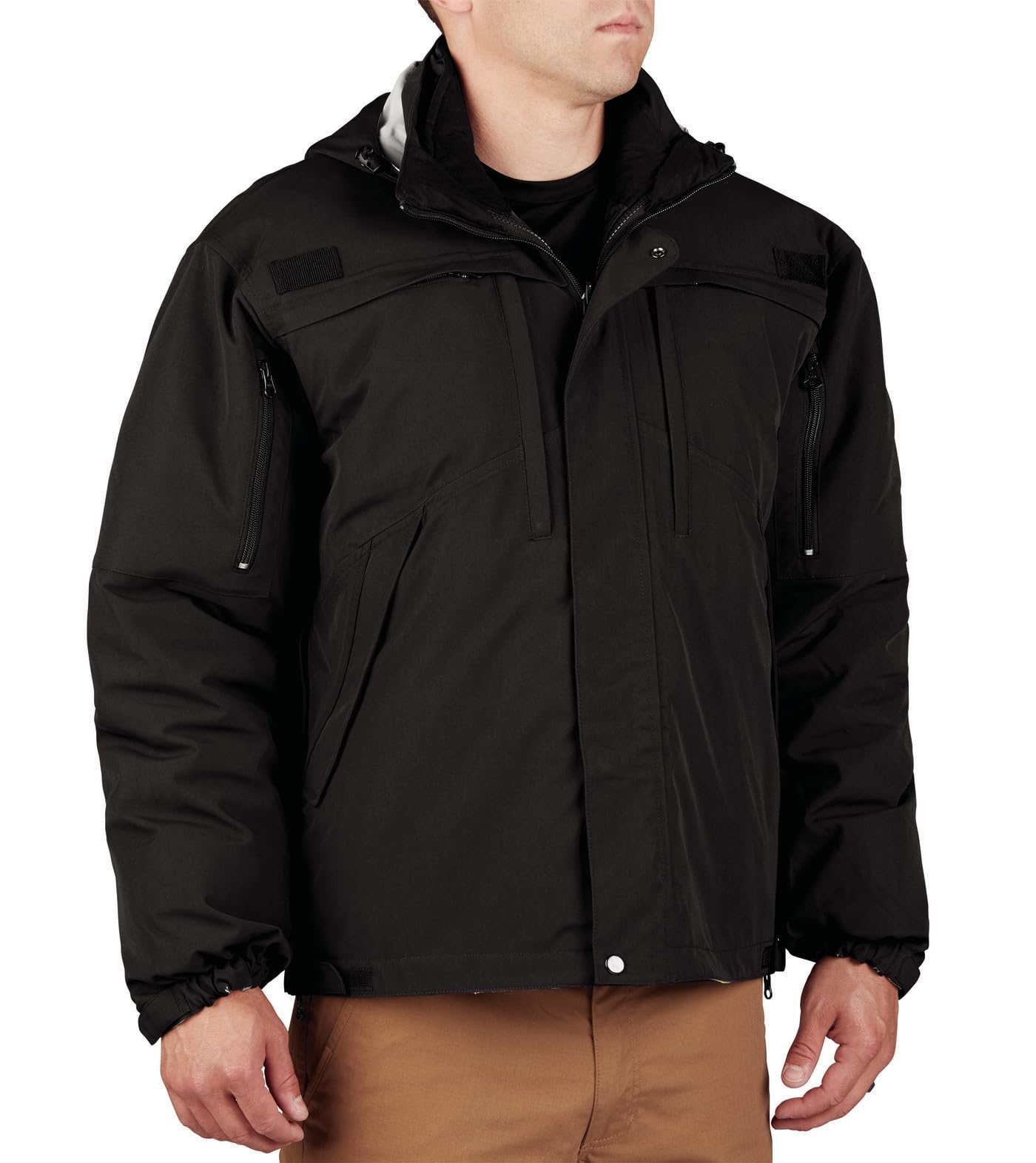 Propper Men's Reversible ANSI III Jacket, Black, X-Large at