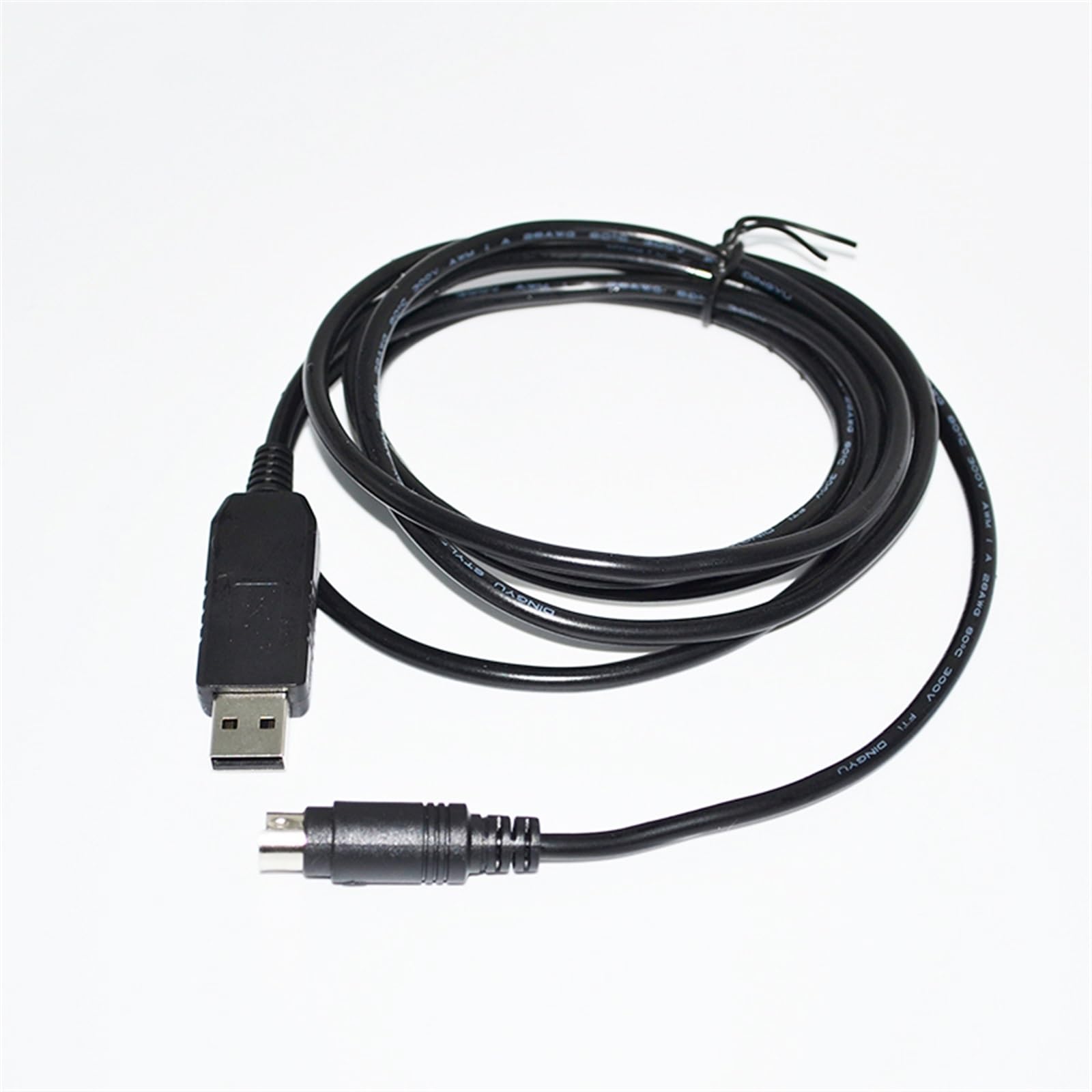 ADAPTATEUR USB VERS MINI DIN 8P RS232 CÂBLE DE PROGRAMMATION PLC(3 metres,FT231XS)