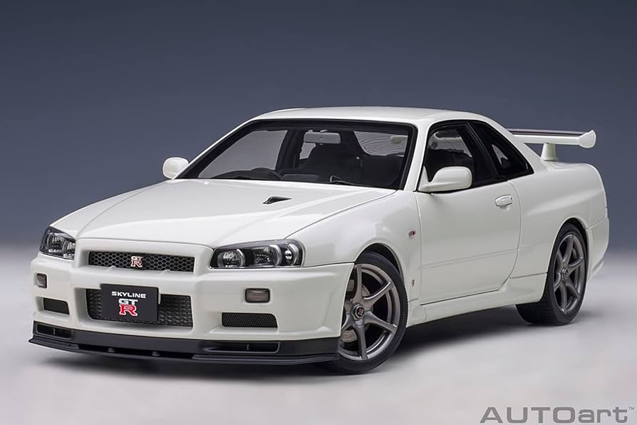 ミニカー AUTOart 1/18 SKYLINE GT-R R34 V-SPEC 2 Amazon.com: AUTOart 1/18 Nissan Skyline GT-R (R34) V Spec II